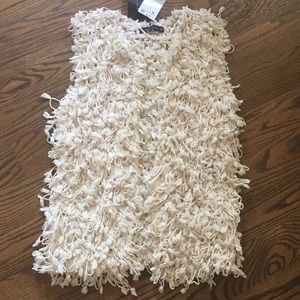 Fuzzy Knit Vest